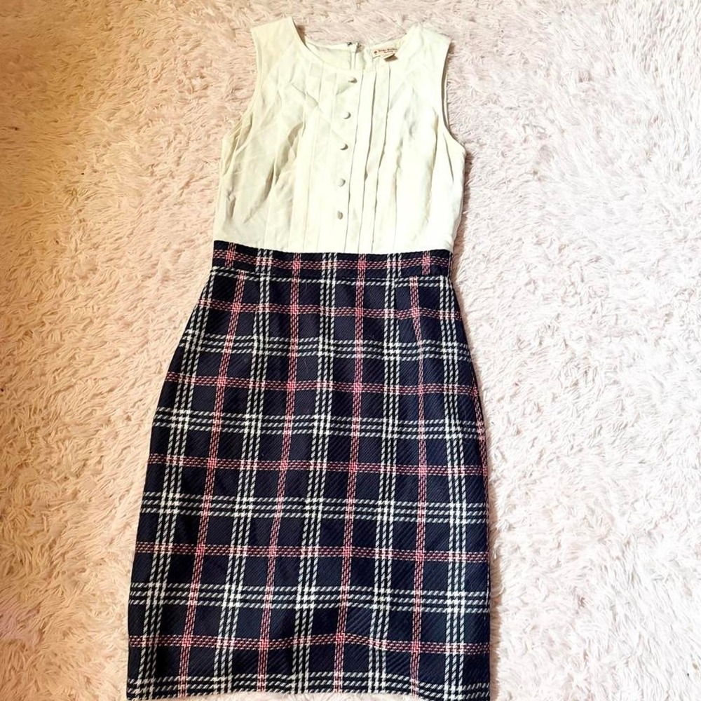 Preppy Retro Scholar Plaid Schoolgirl Kawaii Clueless Dress Womens 4 Academia